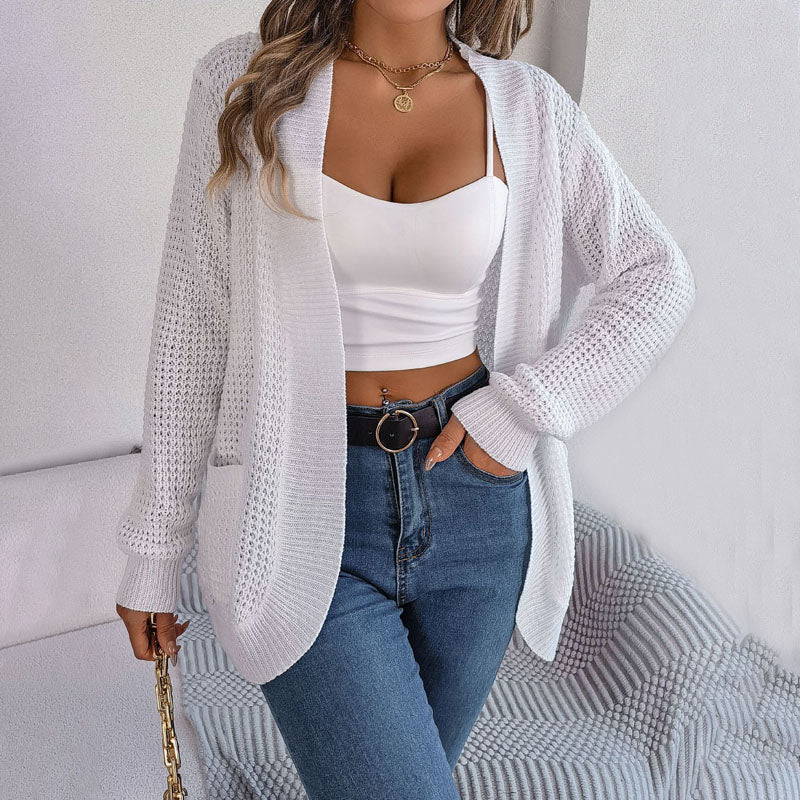 WW | Fashionable knit cardigan with pattern