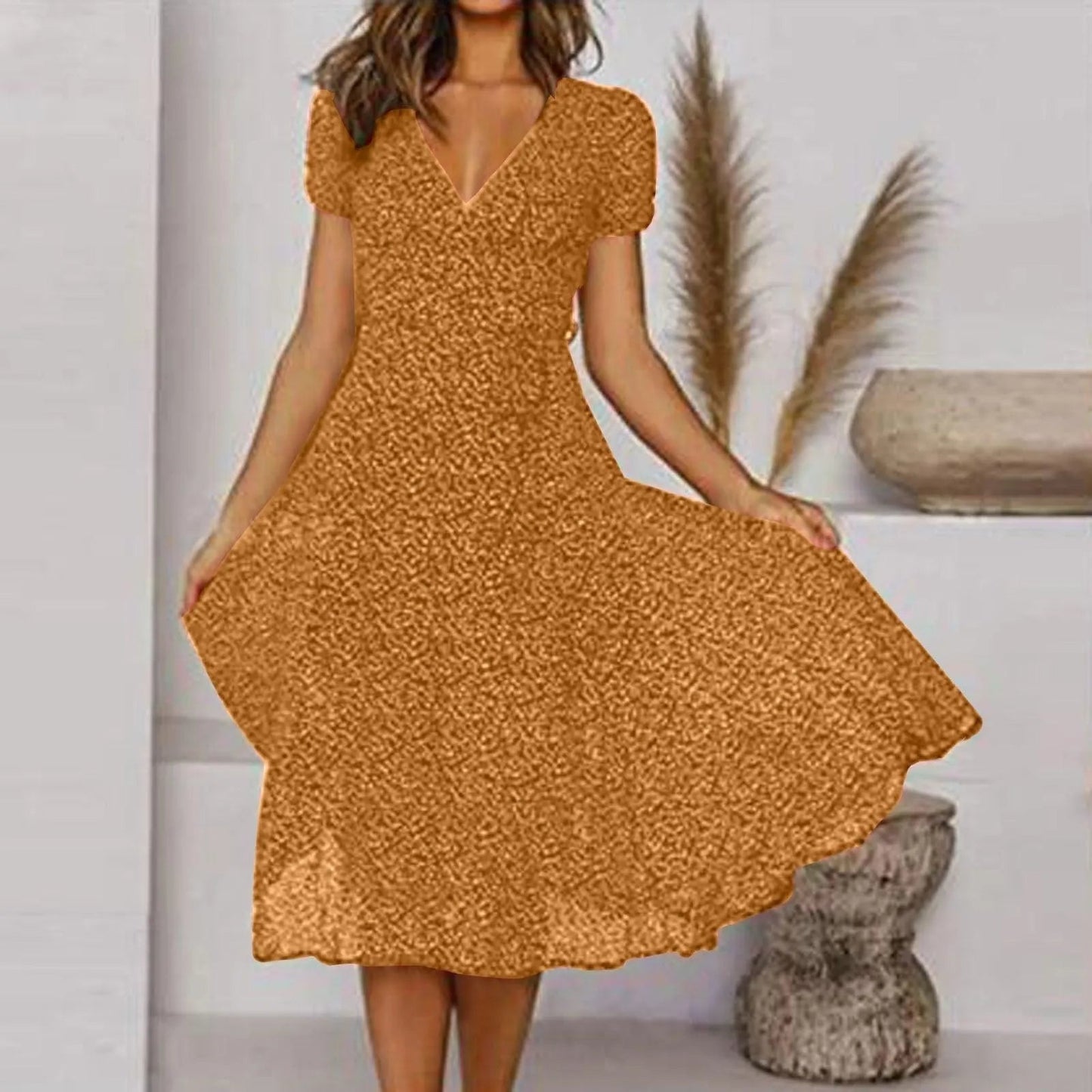 WW | Fallendes A-Linie Sommerkleid Liana