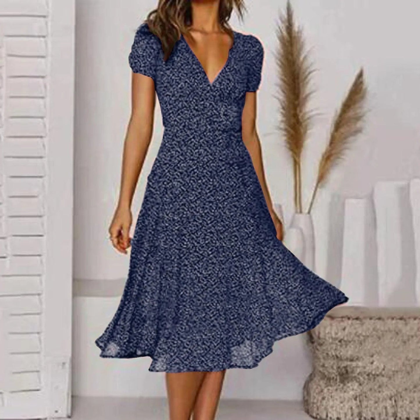 WW | Fallendes A-Linie Sommerkleid Liana