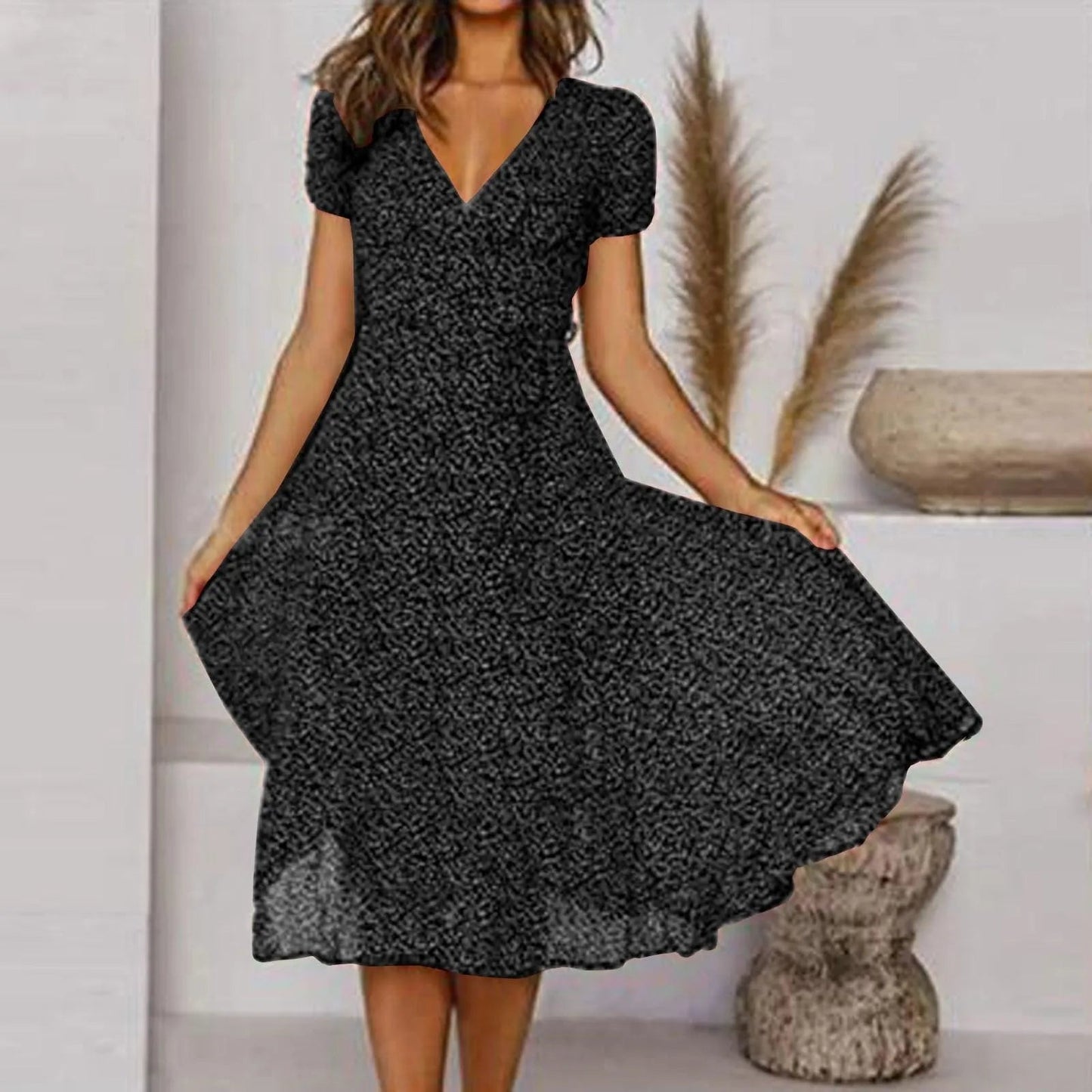 WW | Fallendes A-Linie Sommerkleid Liana