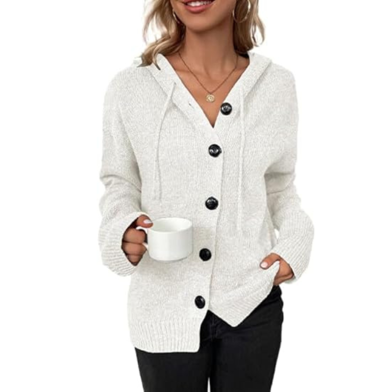 WW | Cozy knitted cardigan with buttons for women