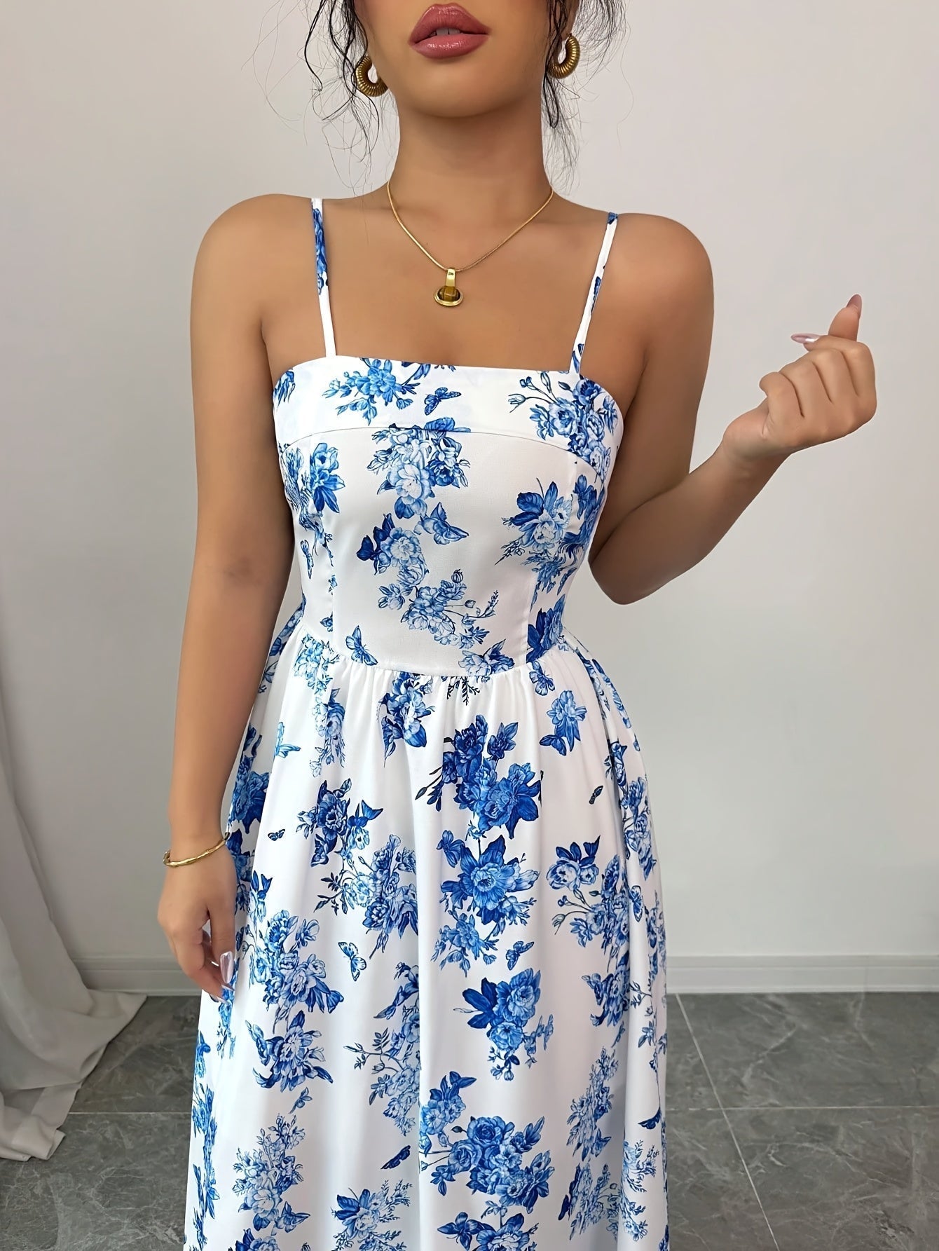 Seraphina - Maxi Dress with Carmen Neckline