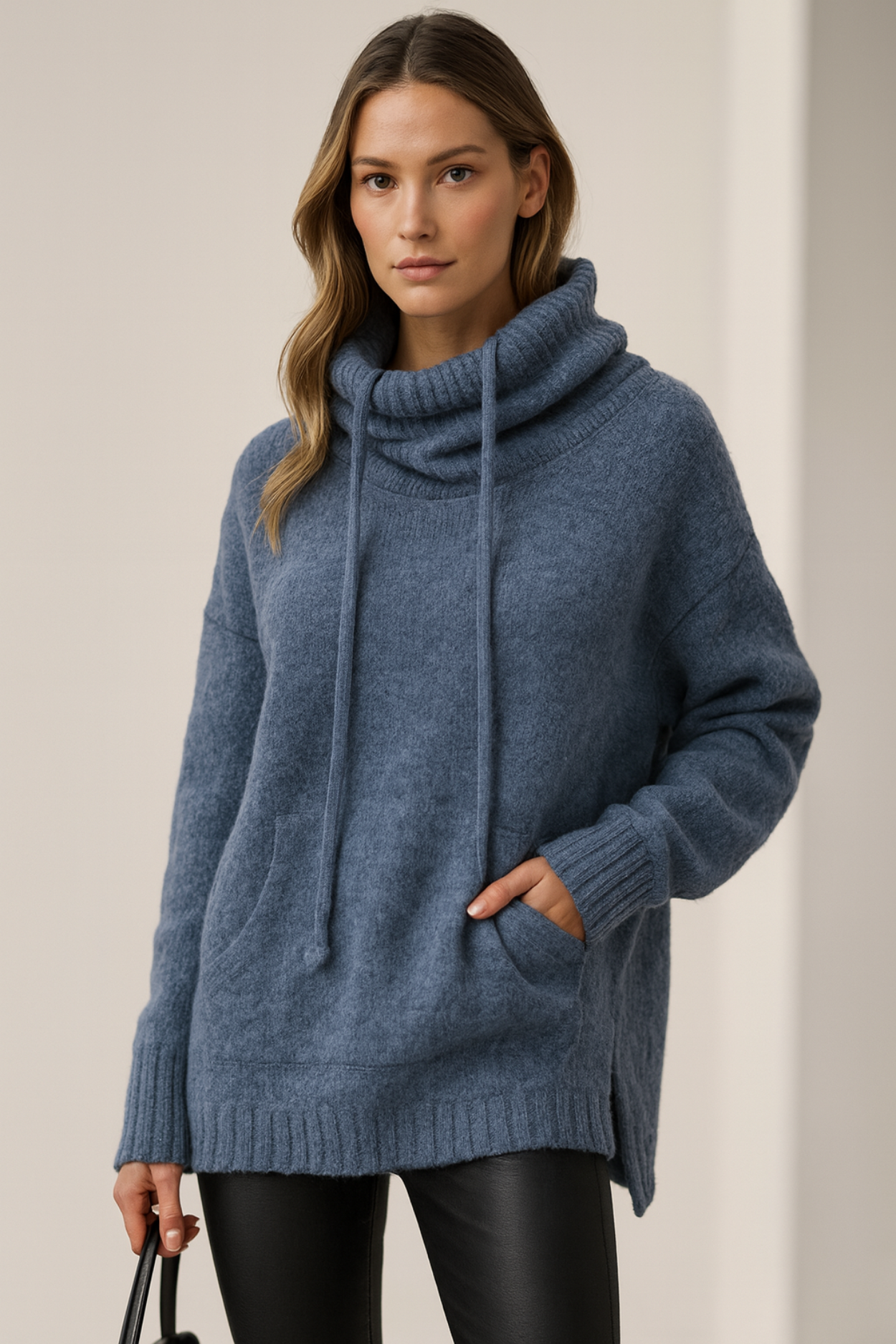 Xena | Long Sleeve Sweater with Pocket