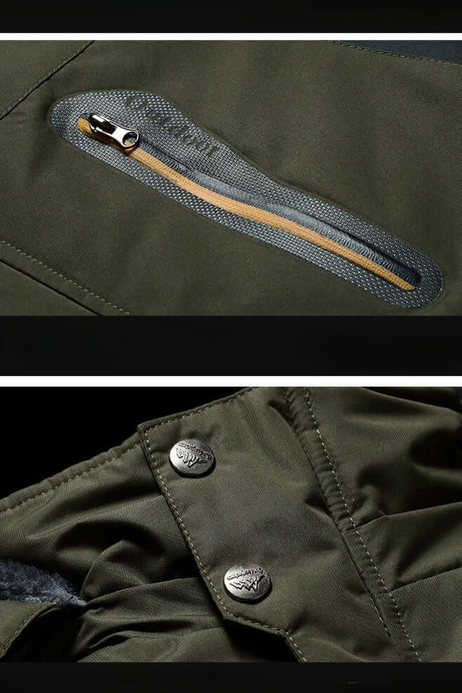 WW | Herren wasserdichte fleecegefütterte Winterjacke