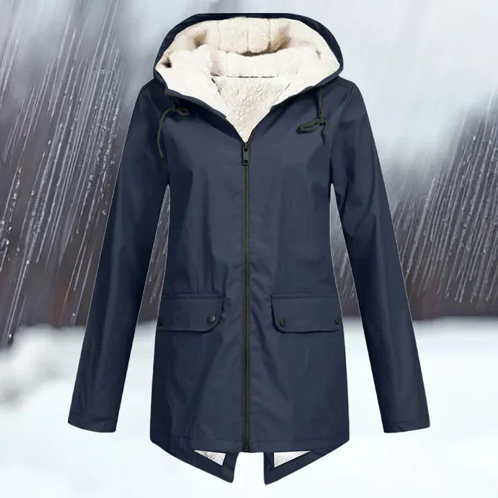 WW | und wasserdichte Jacke mit Kapuze und Verstärkung