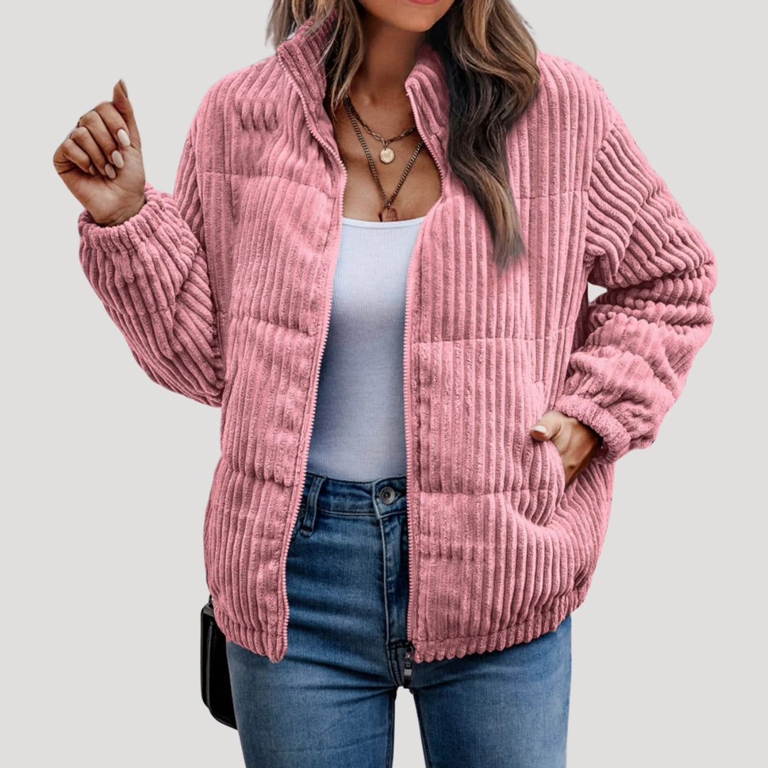WW | Damen Cordjacke mit Fleece-Futter Winterstil