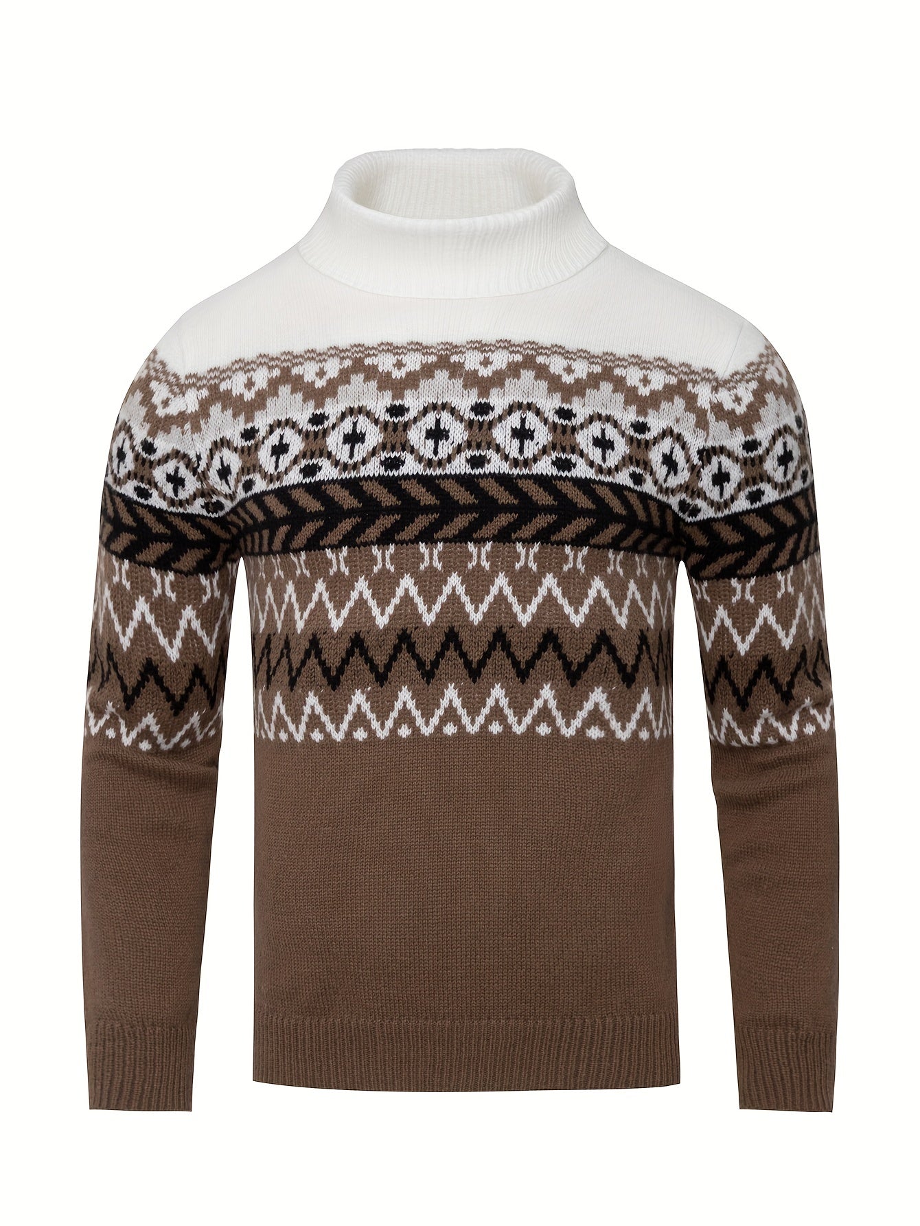 WW | Men's Slim Fit Casual Turtleneck Sweater