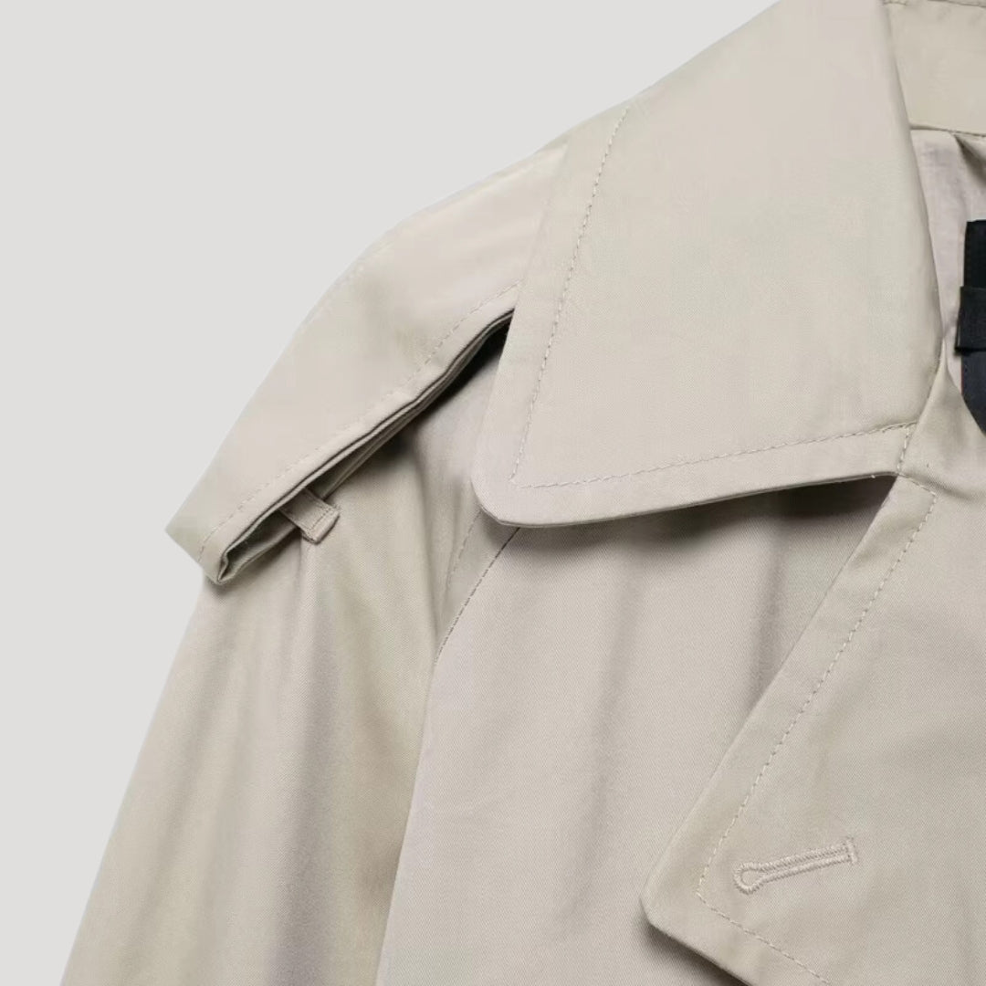 WW | Damen cropped Trenchcoat – leichtgewichtige Sommerjacke