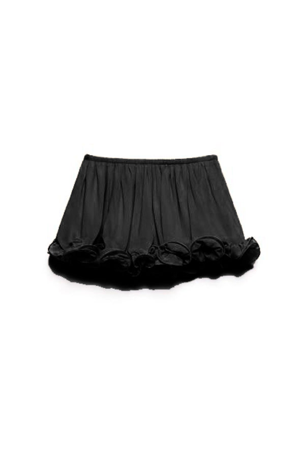 Romantic Drama – shorts with wavy flounces and elastic waist