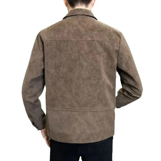 WW | Leather jacket with zipper