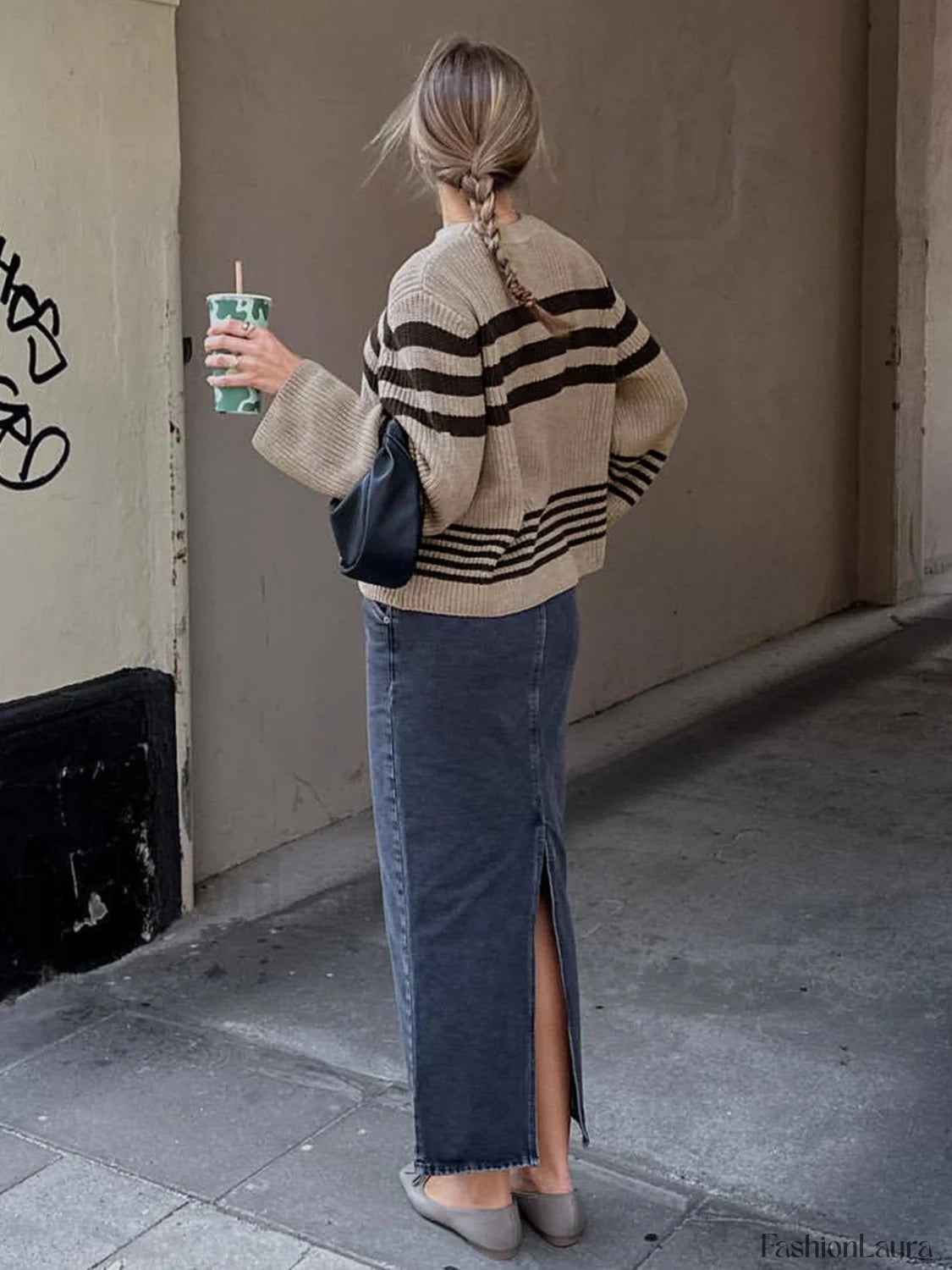 WW | Cozy striped knit sweater for everyday comfort
