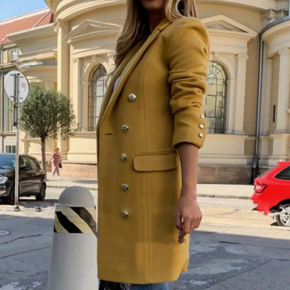 WW | Elegant Double-Breasted Winter Coat