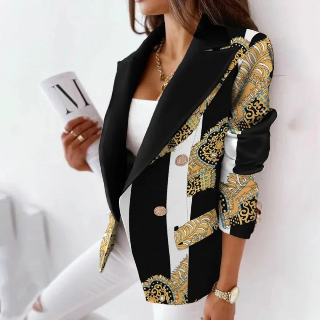 WW | Women's Blazer with Reversible Collar