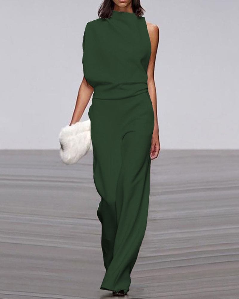 WW | Premium One Shoulder Jumpsuit