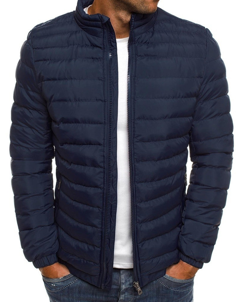 WW | Einfarbige Jacke mit hohem Kragen in verschiedenen Farben