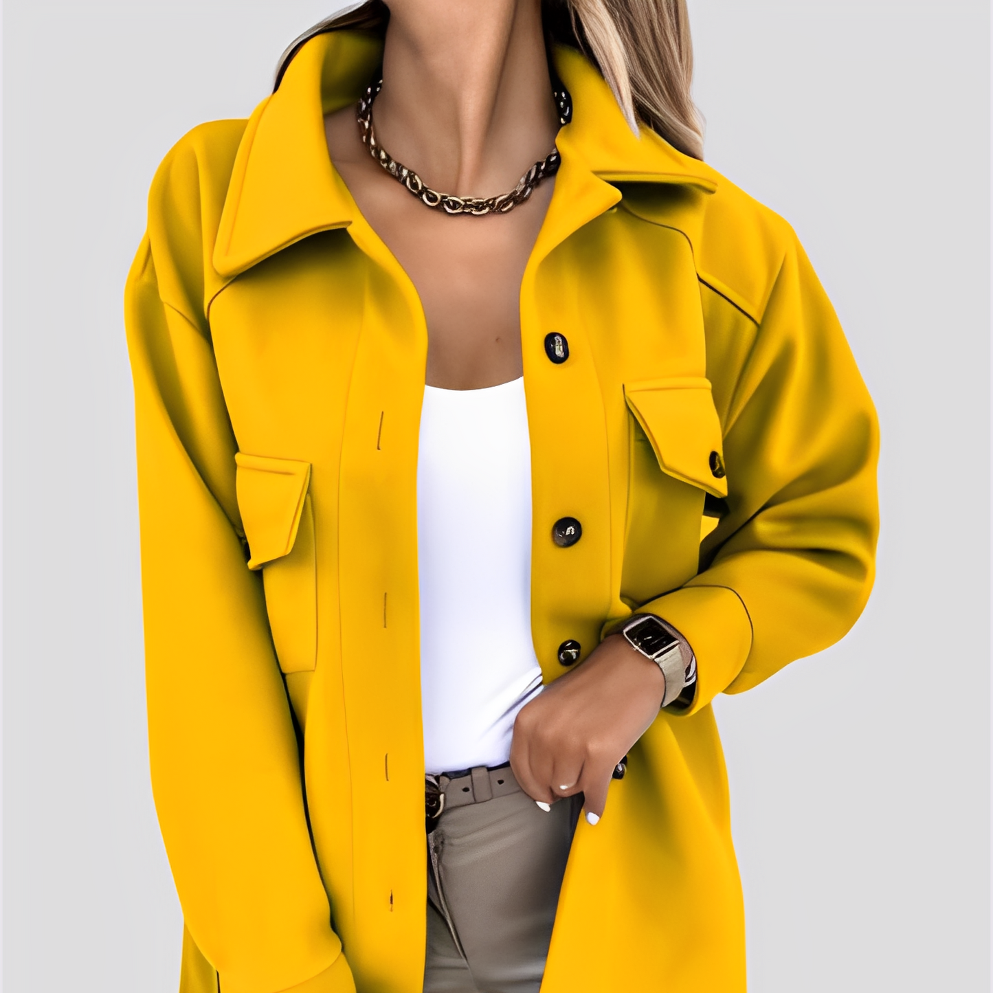 WW | Damen Leichtgewicht Wolle Reverskragenjacke