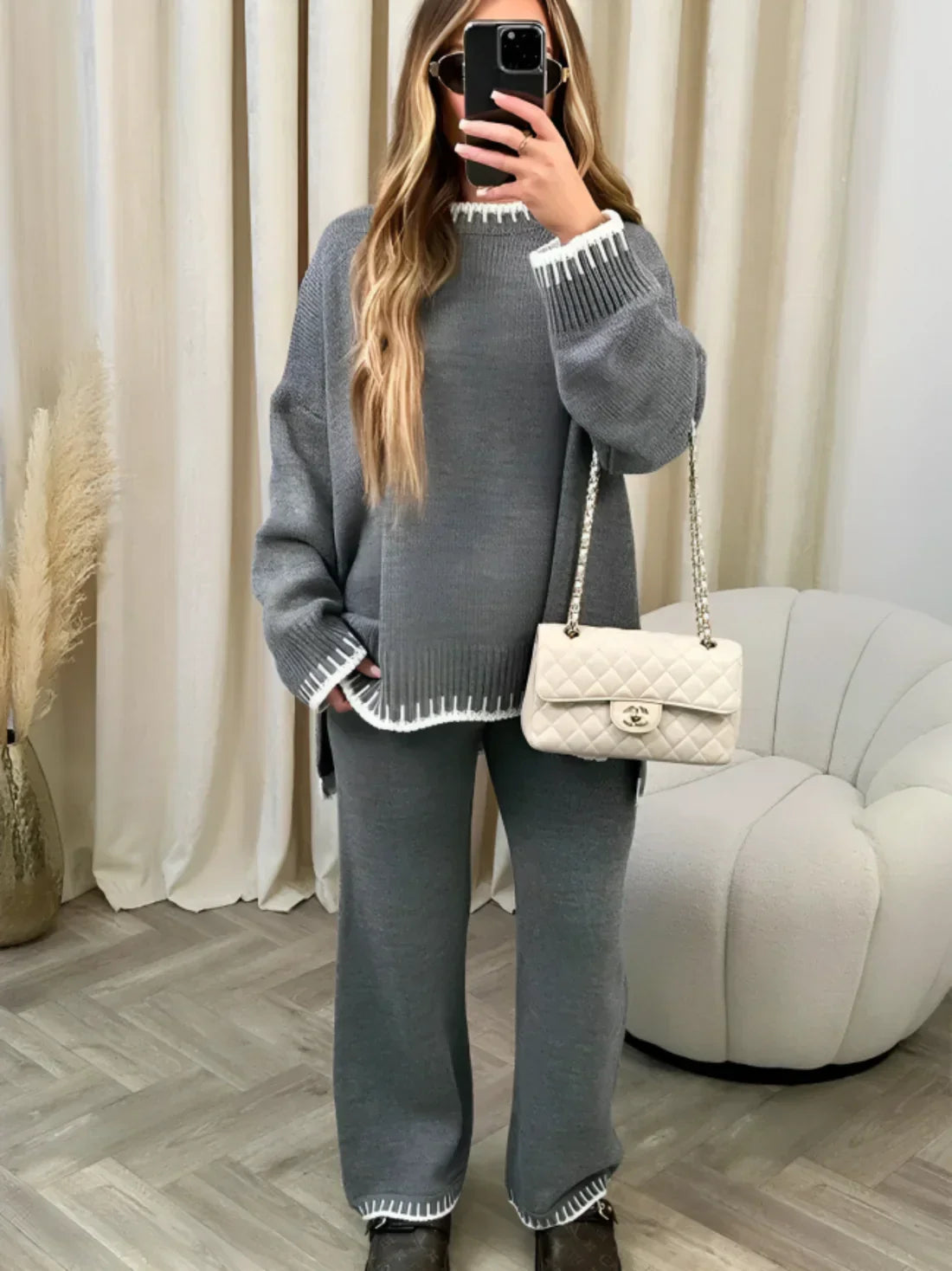 WW | Outfit Set - Klassisch - Gemacht für Komfort - Ideal für Herbst / Winter für Damen