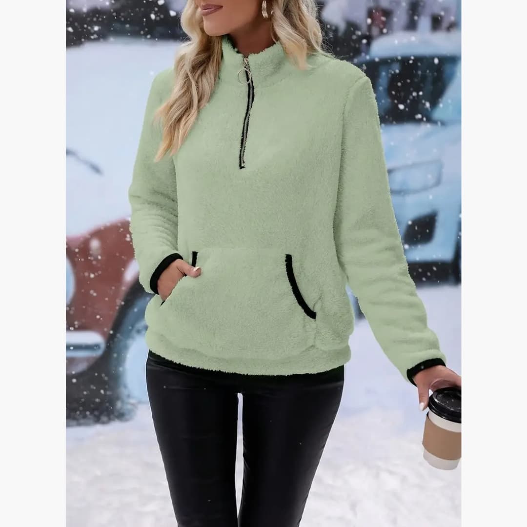 WW | Stylish Zip-Up Sweater for Women