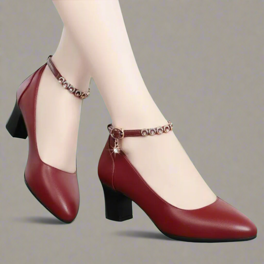 Iselin™ | Premium Patent Leather Pumps for Your Office Style
