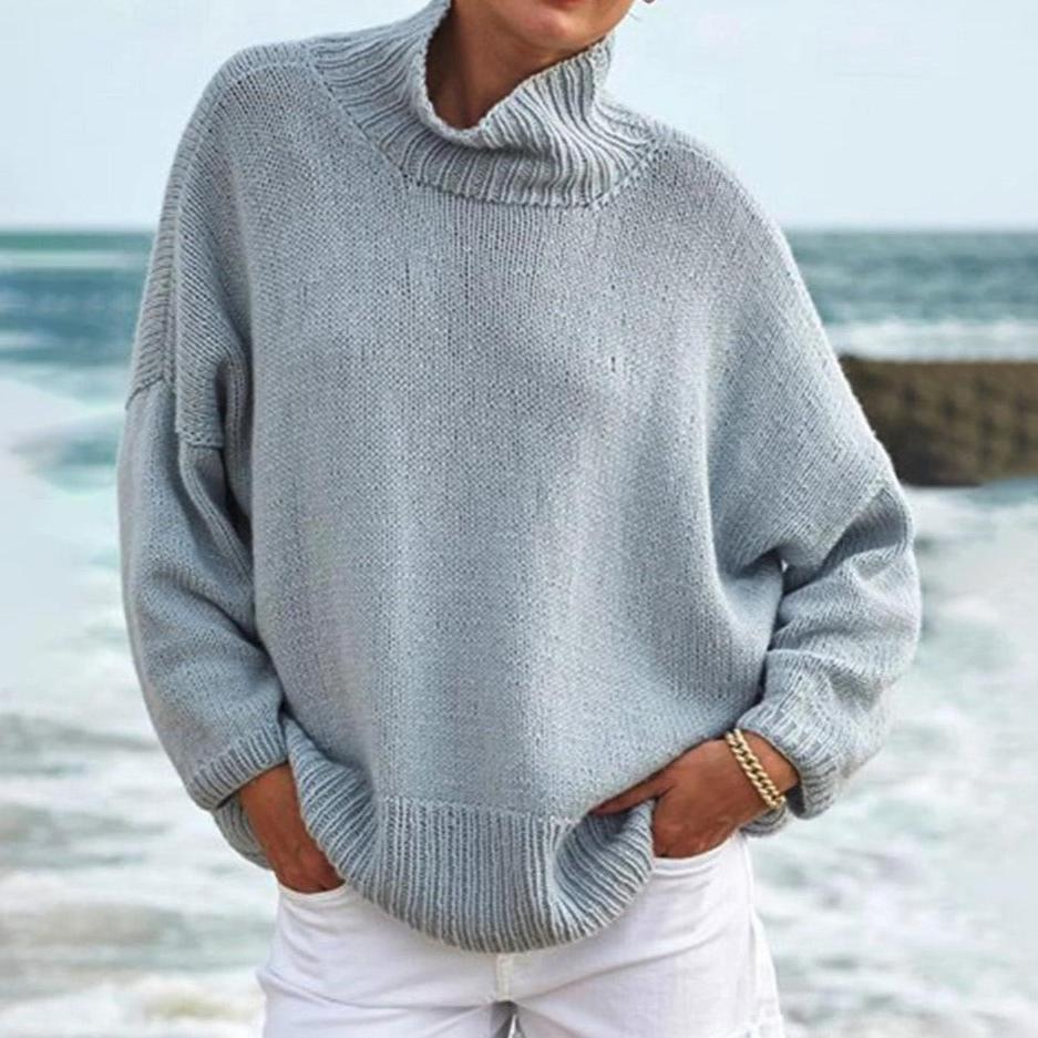 WW | Graues Strickweste- und Rock-Set für Damen