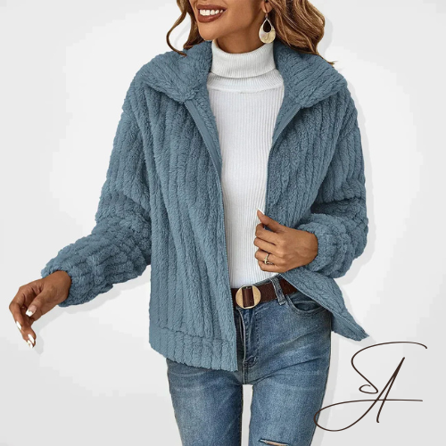 W&W | Plüschiger, stilvoller Herbst-Cardigan