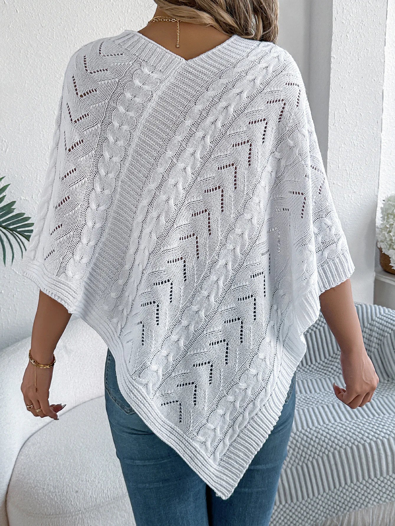 WW | Strickpullover Poncho