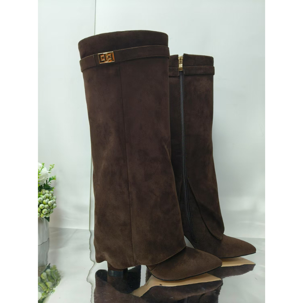 WW | Stylish Black Boots for Everyday Comfort – Versatile Synthetic Leather Footwear