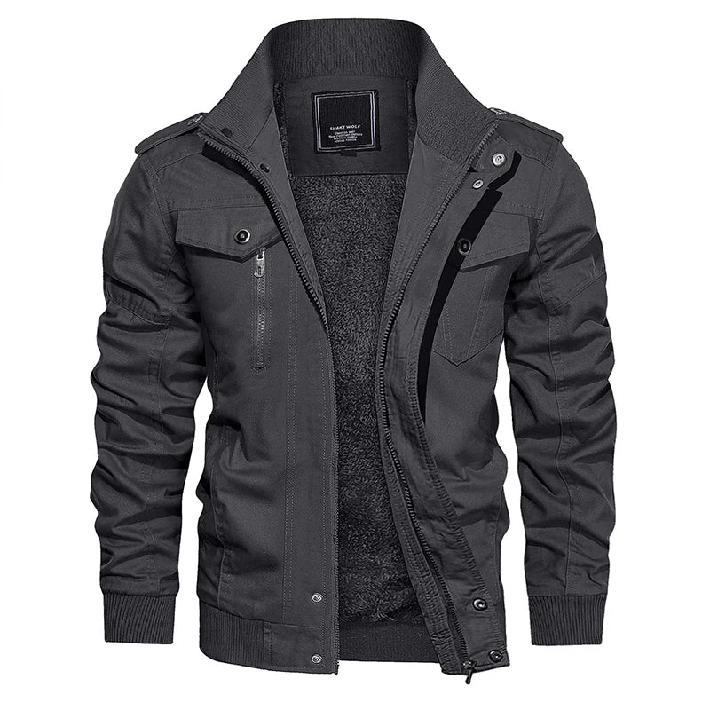 WW |  Trendige Bomberjacke mit Weichem Innenfutter für Herren - Perfekt für Alltag