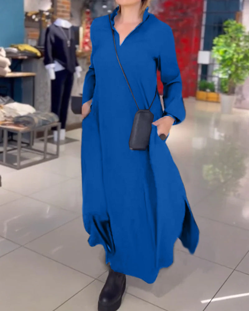 W&W langes Kleid mit Seitenschlitz
