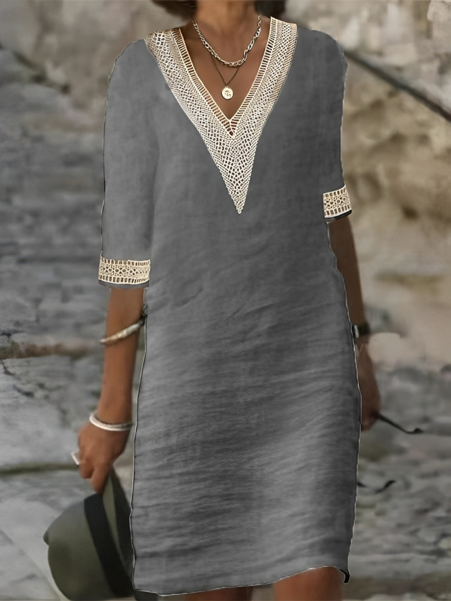 Julia – Linen-Cotton Dress