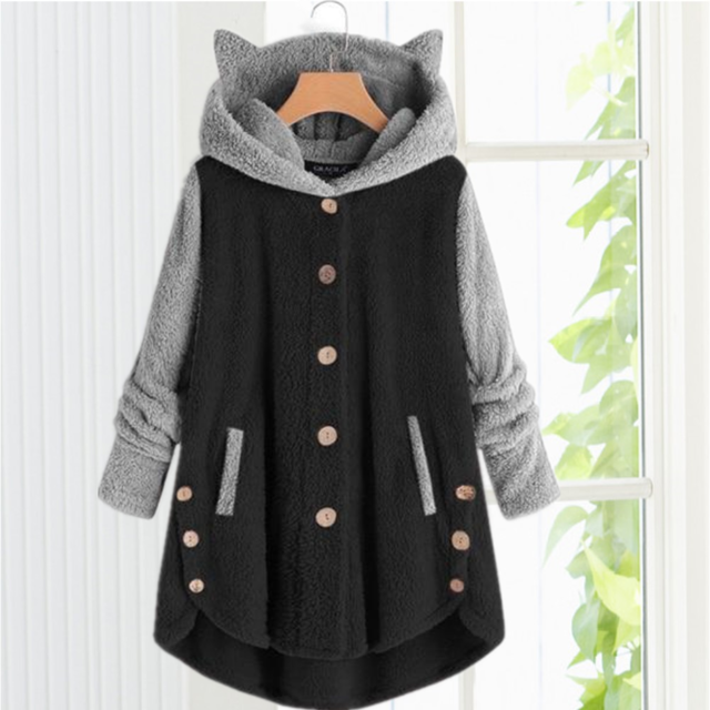 WW | Kapuzenjacke mit Katzenohren Design