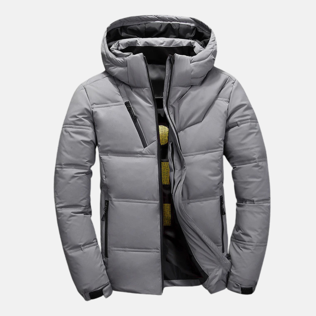 WW | Puffer Jacket Quilted Design with Hood Adjustable Sleeves with Zip Pockets