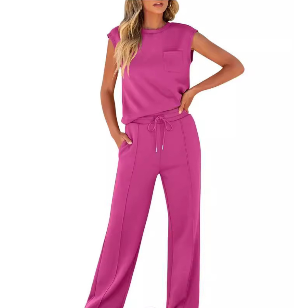 Elivara™ | Casual Chic Two-Piece Set