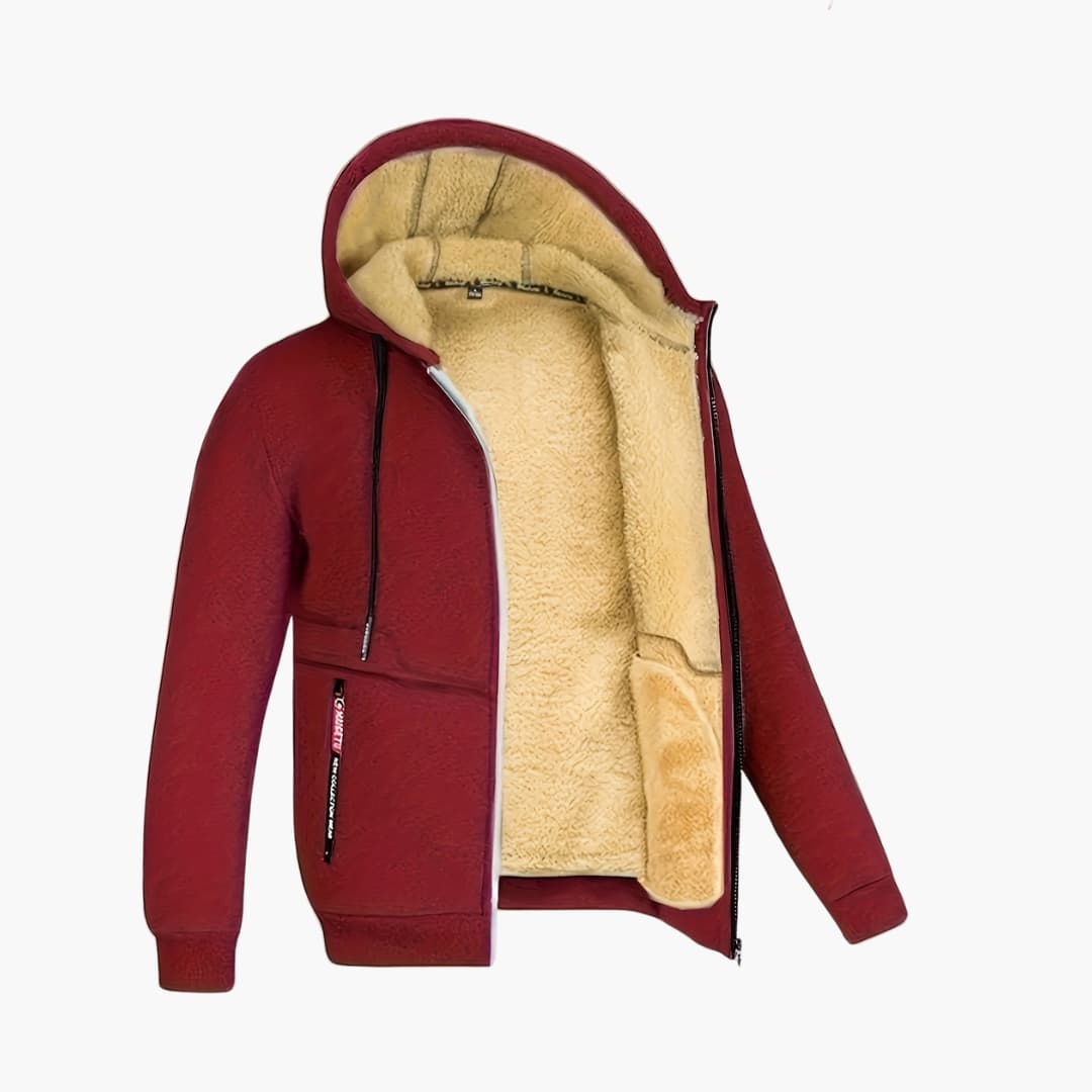 WW | Men's Cozy Fleece-Lined Hooded Jacket