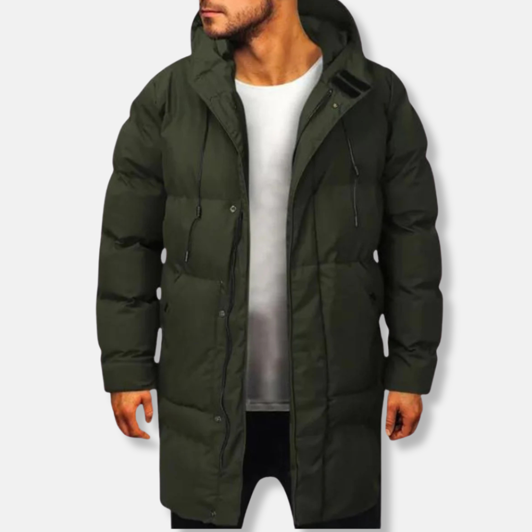WW | Pufferjacke Normale Passform Gepolstert und Gefüttert mit Kapuze und Reißverschluss