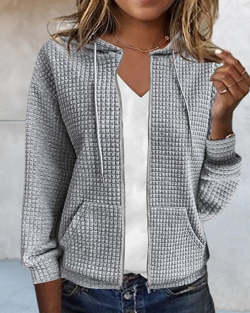 with solid-color pockets