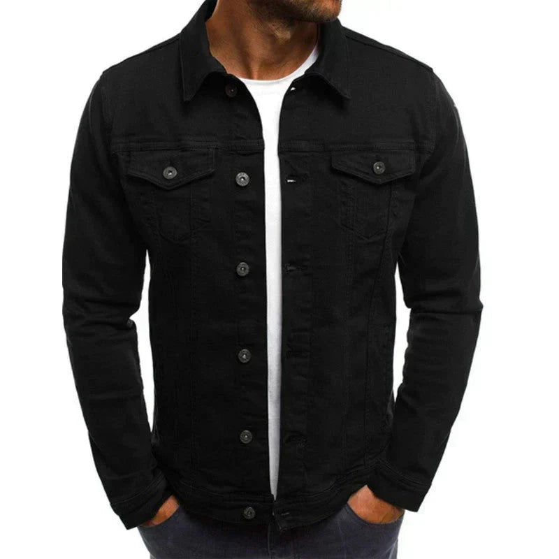WW | Herren Knopf-Jeansjacke