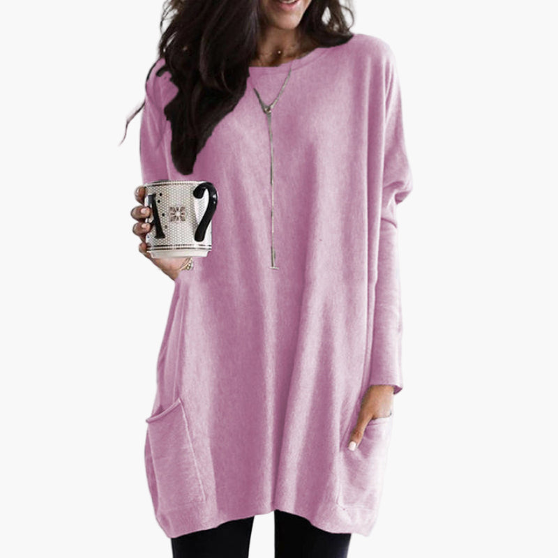 WW | Longpullover im Oversize-Stil - Bequemer Casual-Look für Herbst und Winter