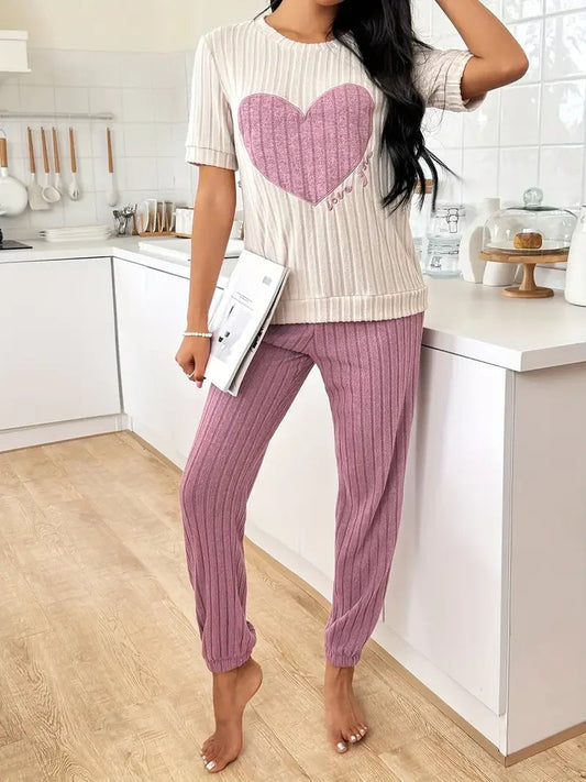 WW | Gerippte Loungewear-Set