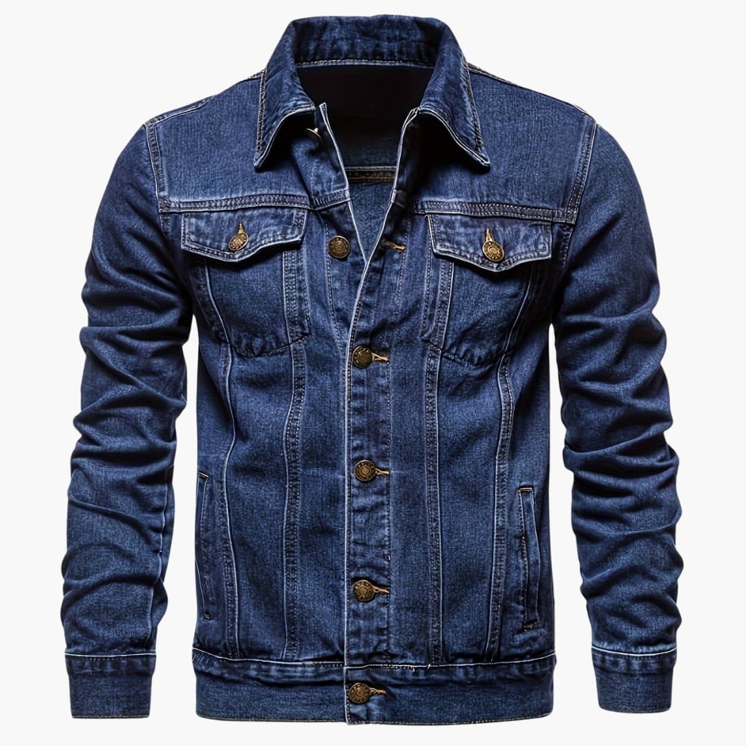 WW | Men's Slim-Fit Casual Denim Jacket