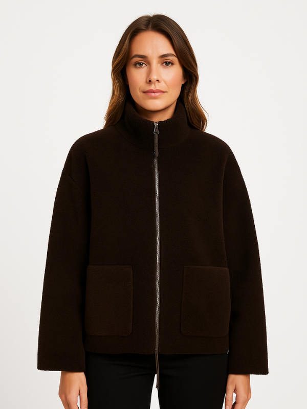 WW | Oversized Sherpa Fleece Jacket Ultra-soft and stylish for cold weather