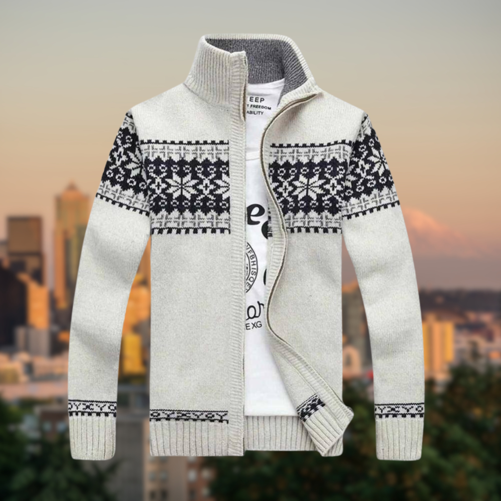 WW | Sweater with stand-up collar
