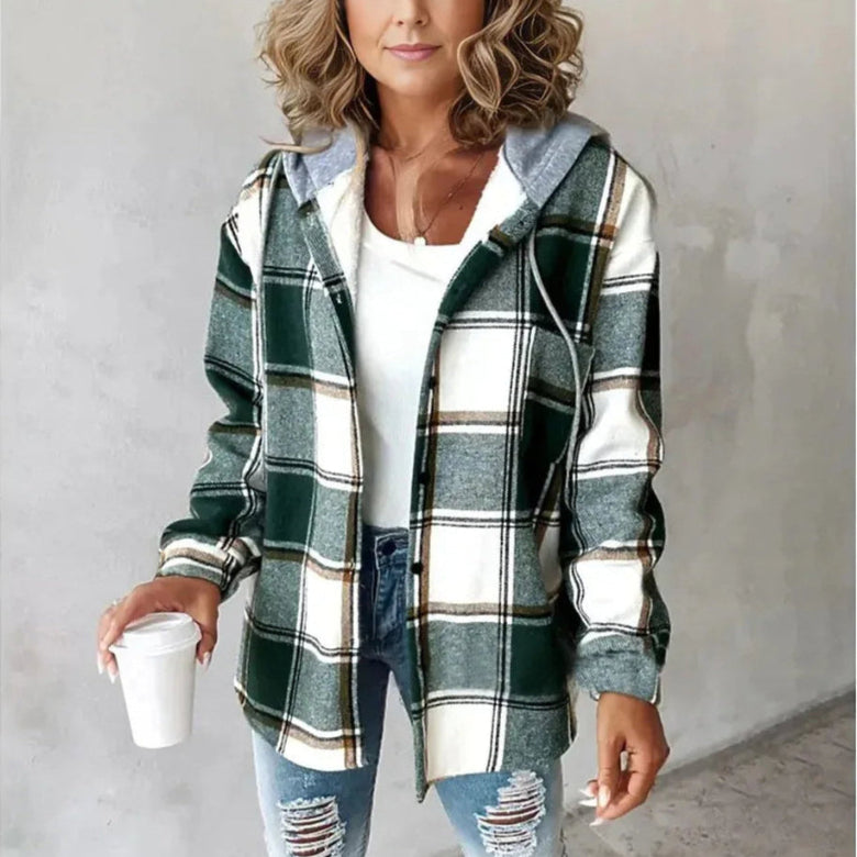 WW | Checked Hoodie for Women