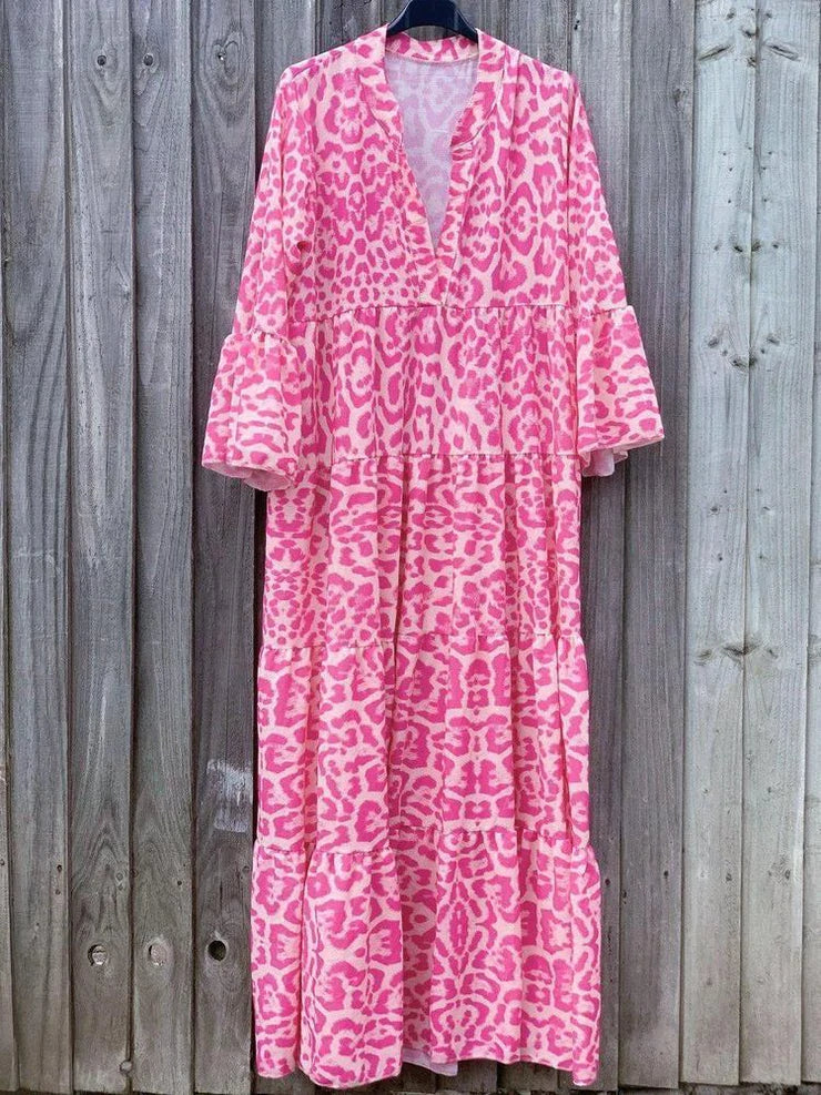 WW | Stylisches Sommerkleid mit Leopardenmuster