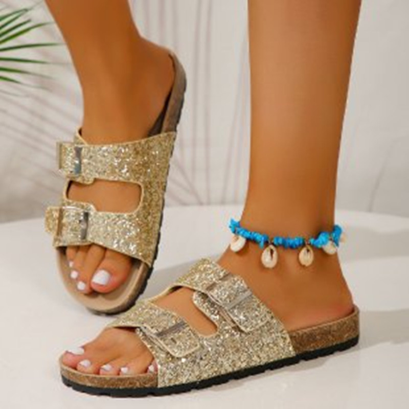 W&W - Glitzersandalen