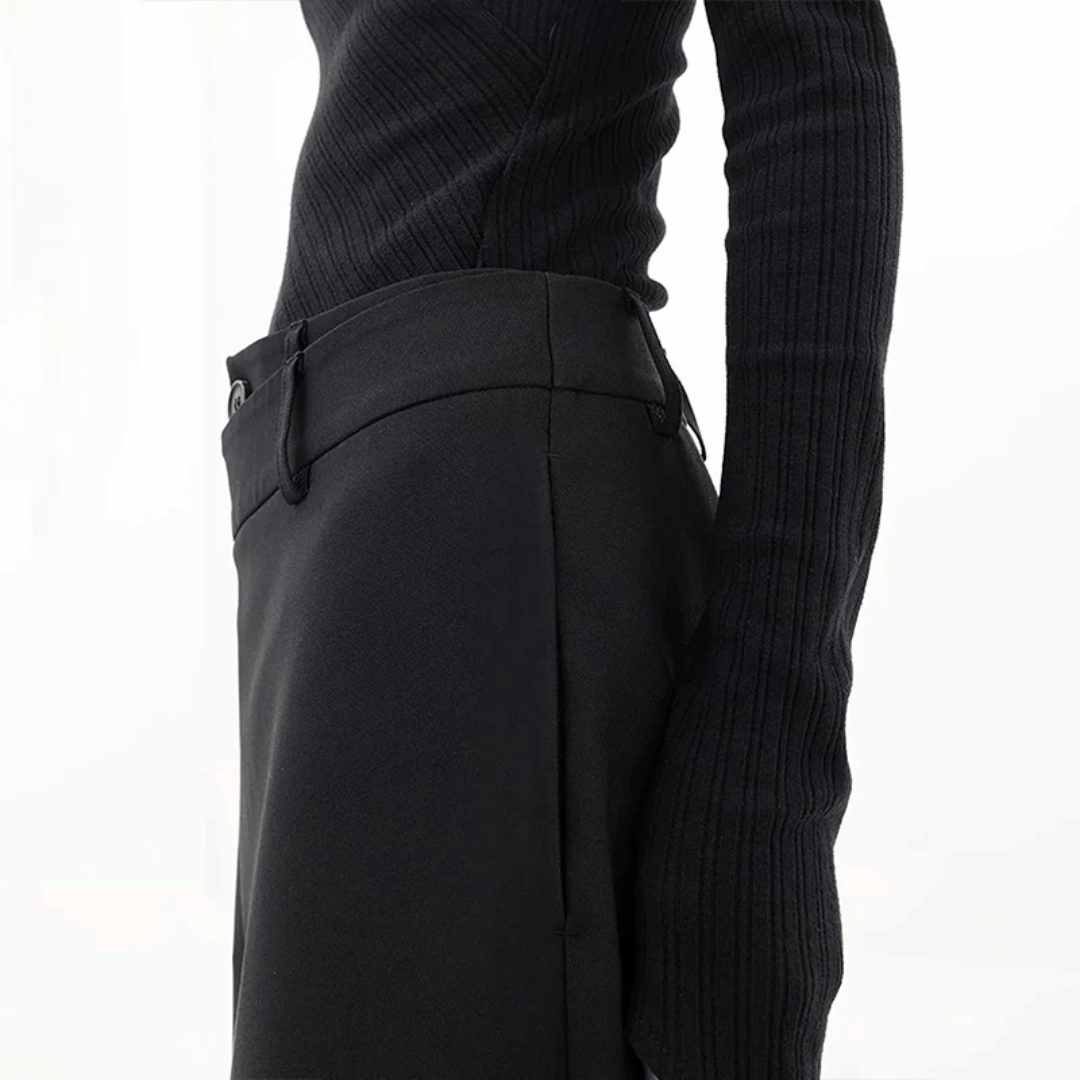 WW | Weitbeinige Hosen - Asymmetrische & Luxuriöse Weitbeinige von Isabella Vionnet