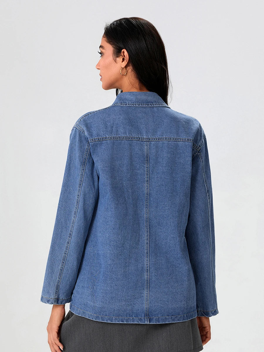 WW | Classic Fit Denim Blazer