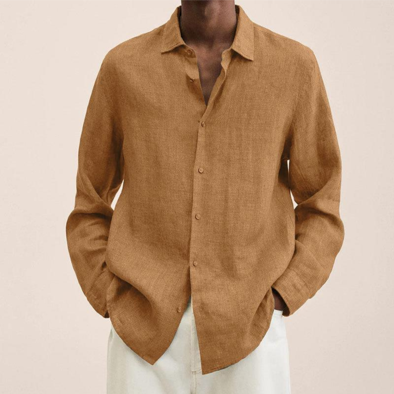 WW | Men's Long Linen Shirt