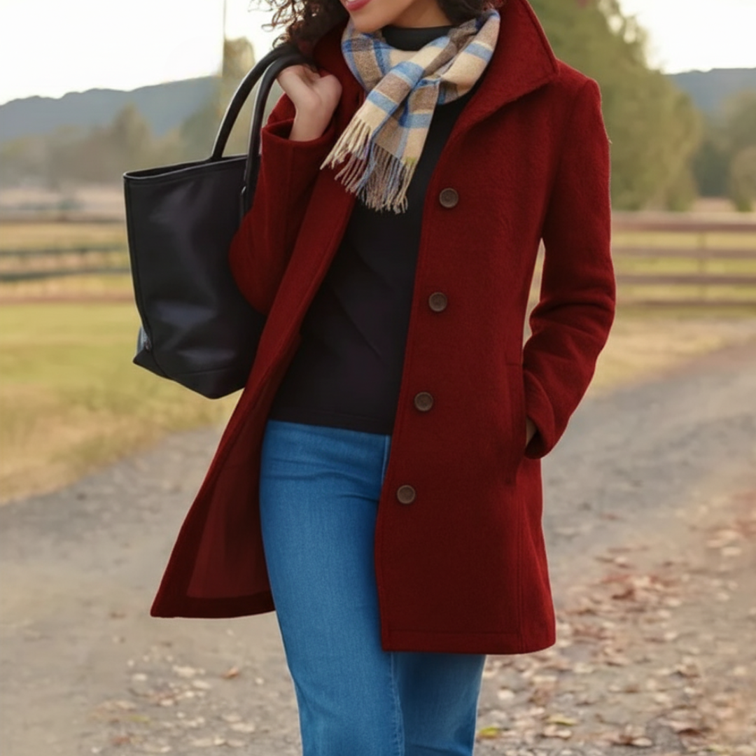 WW | Classic mid-length button-down jacket