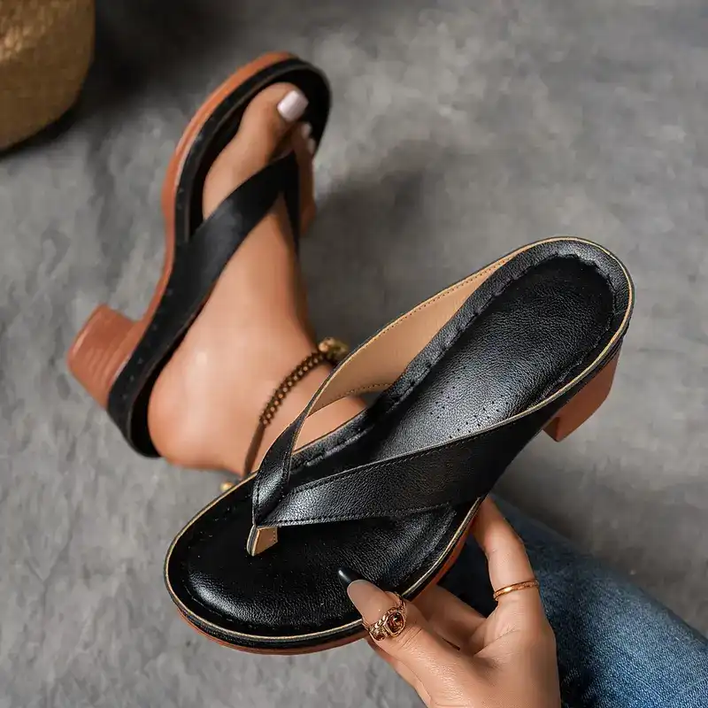 Clara | Chunky Heel Orthopedic Sandals